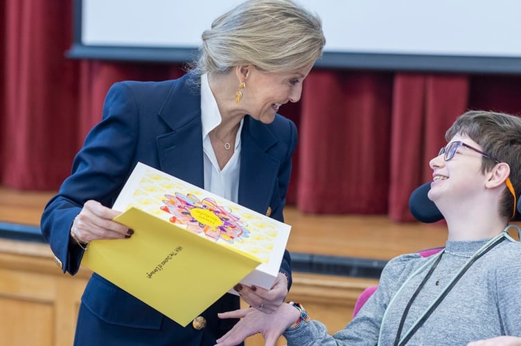 Sophie, Duchess of Edinburgh ,Royal Patron, Treloar Trust, visit's Treloar School and College, Powell Drive, Holybourne, Alton, Hampshire, January 21st 2025.