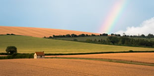 Photographer chases rainbows in the stunning South Downs