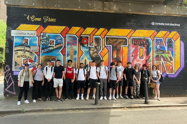 Alton College geography field trip to Brixton 2024.