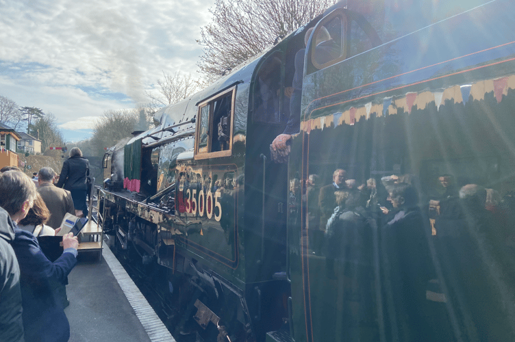 Canadian Pacific, Alresford station, March 19th 2025.