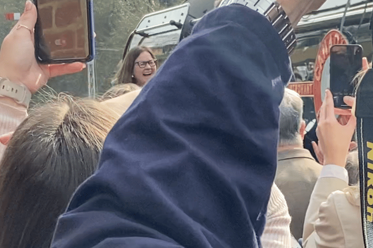 Eilish McGuinness, Canadian Pacific nameplate unveiling, Alresford station, March 19th 2025.